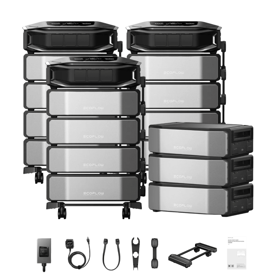 3 x EcoFlow DELTA Pro Ultra X Inverter + Batteries