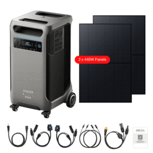 Anker SOLIX F3800 Plus Portable Power Station + 440W Rigid Solar Panels
