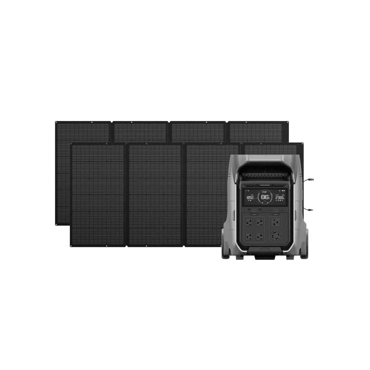 EcoFlow DELTA Pro 3 Solar Generator + 400W Portable Solar Panels