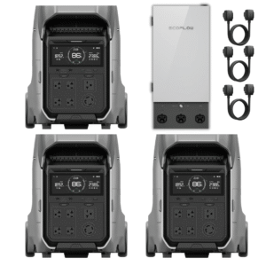 [Triple Kit] EcoFlow DELTA Pro 3 Portable Power Station + Smart Home Panel 2